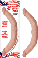 ALL AMERICAN WHOPPER 13" DOUBLE ENDED DILDO