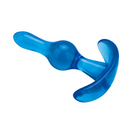 BLUE LINE TEAR DROP ANAL PLUG 3.5"