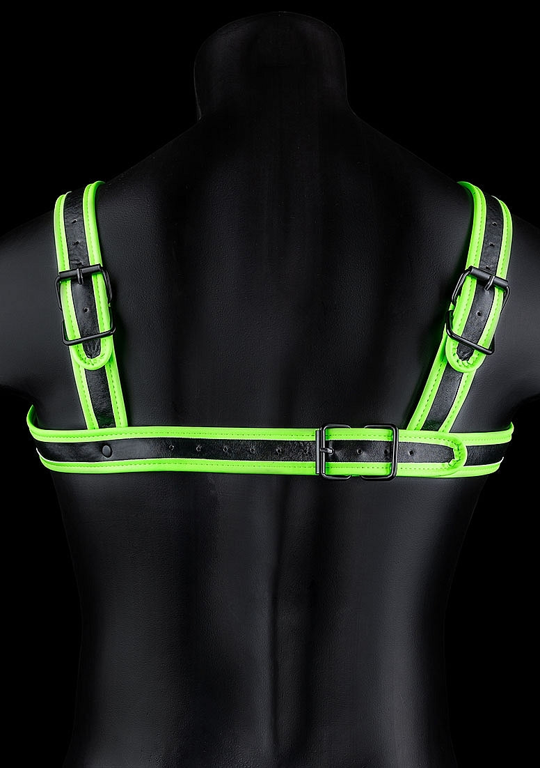 GLOW IN THE DARK BUCKLE HARNESS S/M