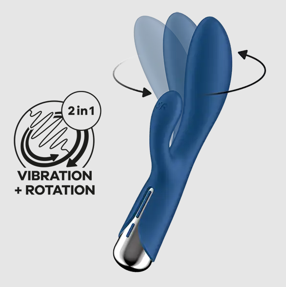 SATISFYER SPINNING RABBIT 1 BLUE