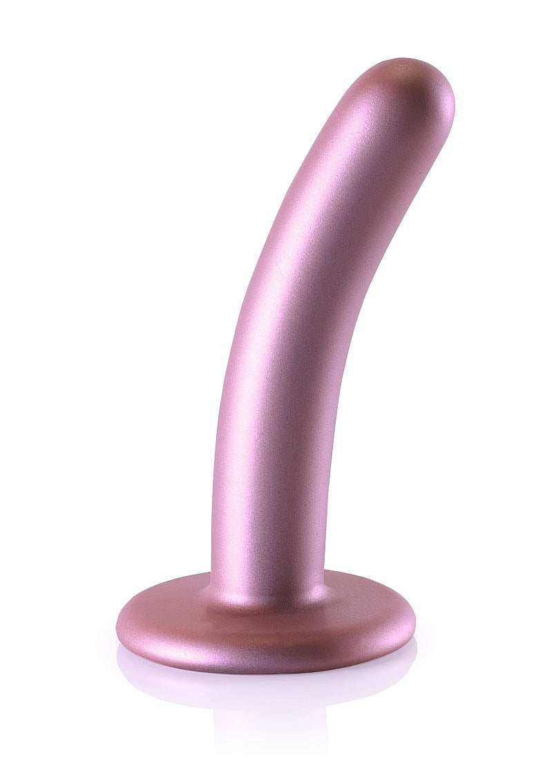 SMOOTH G SPOT 5" DILDO ROSE GOLD