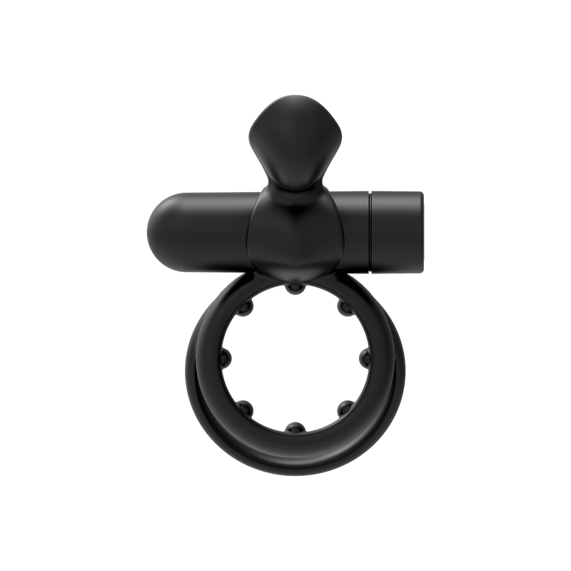 FORTO POINTER VIBRATING COCK RING BLACK