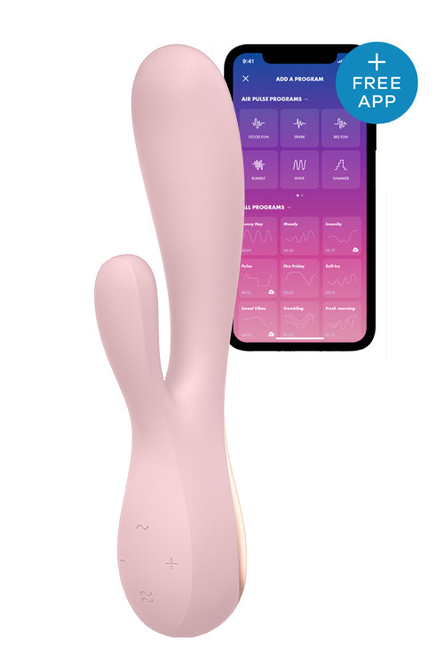 SATISFYER MONO FLEX RABBIT MAUVE