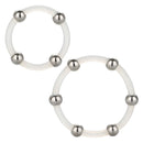 STEEL BEADED RING SET