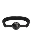 VELVET BREATHABLE BALL GAG BLACK