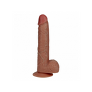 REALROCK VIBRATING DILDO TAN 8"