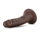 DR SKIN PLUS 5.5" POSABLE DILDO CHOCOLATE