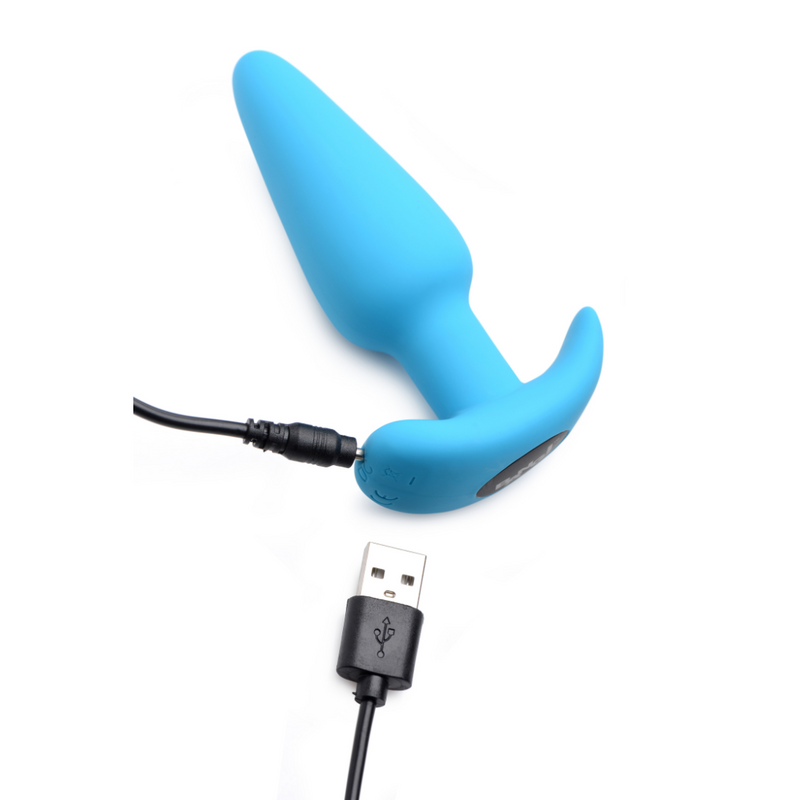 BANG! ULTRA ANAL PLUG WITH REMOTE BLUE