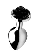 BOOTY SPARKS BLACK ROSE ANAL PLUG MEDIUM