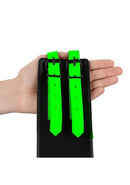 GLOW IN THE DARK THIGH CUFFS BELT L/XL