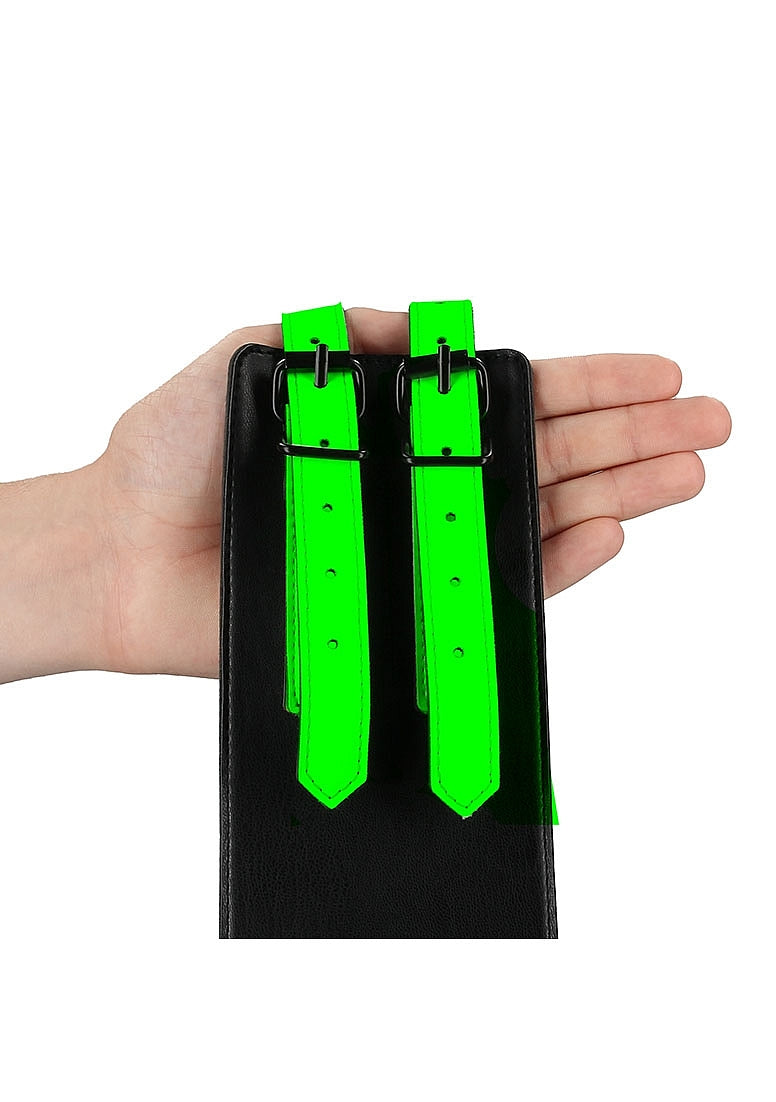 GLOW IN THE DARK THIGH CUFFS BELT L/XL