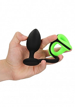 GLOW IN THE DARK PLUG WITH BALL STRAP