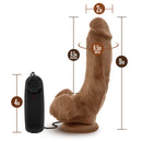 COVERBOY BOXER 9" VIBRATING DILDO