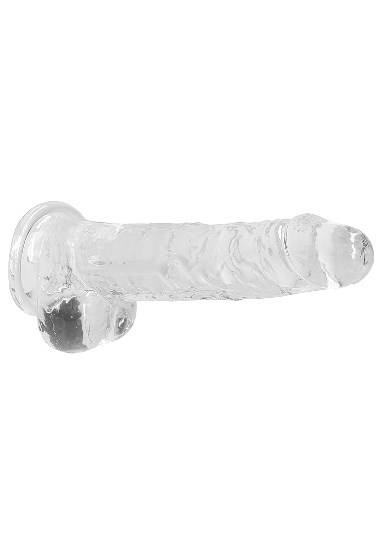 REALROCK 8" DILDO CLEAR