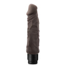 AU NATUREL HOME WRECKER 9.25" VIBRATING DILDO CHOCOLATE