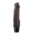 AU NATUREL HOME WRECKER 9.25" VIBRATING DILDO CHOCOLATE