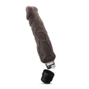AU NATUREL HOME WRECKER 9.25" VIBRATING DILDO CHOCOLATE