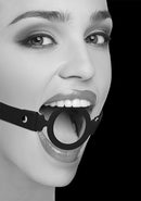 SILICONE RING MOUTH PROP BLACK