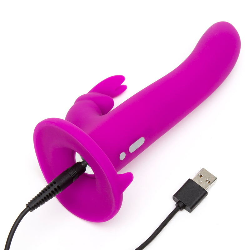HAPPY RABBIT VIBRATING STRAP ON