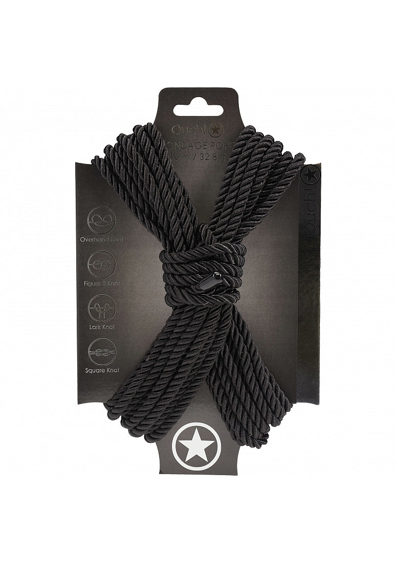 OUCH! BONDAGE ROPE 10M BLACK