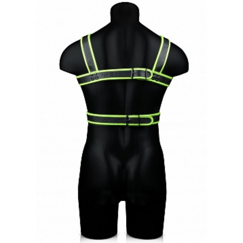 OUCH! GLOW IN THE DARK CHEST HARNESS S/M