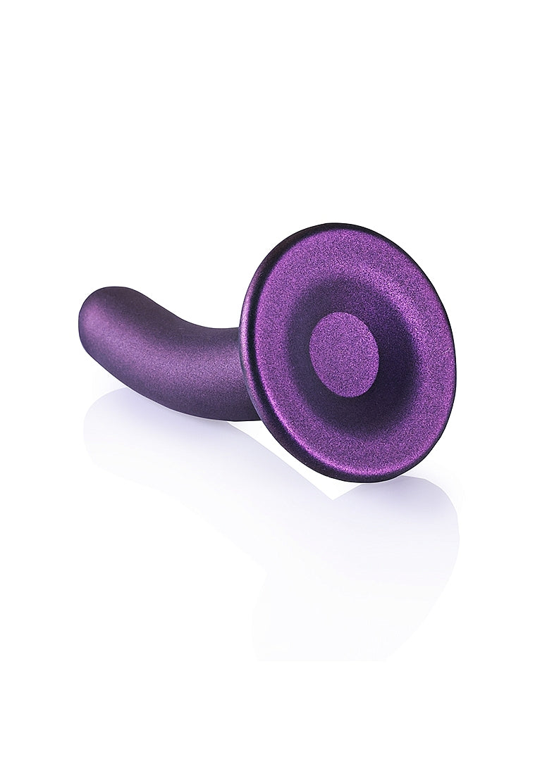 SMOOTH G SPOT 5" DILDO METALLIC PURPLE