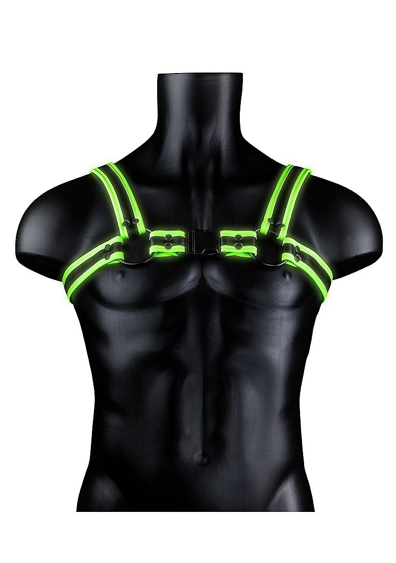 GLOW IN THE DARK BUCKLE HARNESS S/M