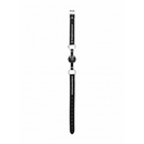 DIAMOND STUD BREATHABLE BALL GAG BLACK