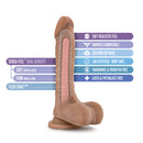 AU NATUREL MR PERFECT 8.5" DILDO MOCHA
