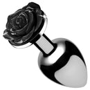 BOOTY SPARKS BLACK ROSE ANAL PLUG MEDIUM