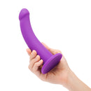 TOGETHER VIBES TILT STRAP ON HARNESS &  6.5" VIBRATING PURPLE DILDO