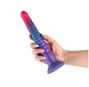 COLOURS STACKED PINK & BLUE 9" DILDO
