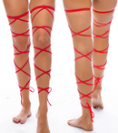 GARTER SET WITH STRINGS RED