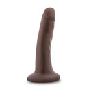 DR SKIN PLUS 5.5" POSABLE DILDO CHOCOLATE