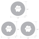 BLUE LINE RIBBED RIDER 3CT COCK RINGS