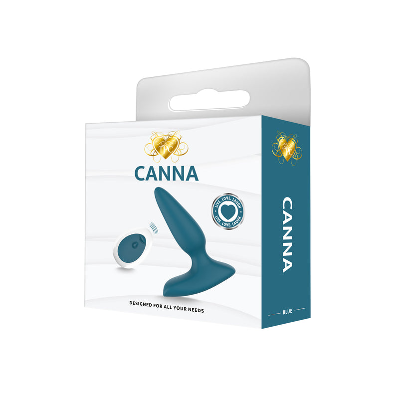 THE PLEASURE CO CANNA ANAL PLUG WITH REMOTE