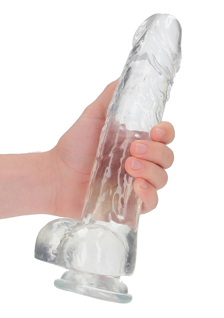 REALROCK 10" DILDO CLEAR