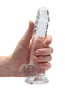 REALROCK 7" DILDO CLEAR