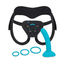 EVERY BODY STRAP-ON HARNESS SET WITH 6” BLUE DILDO