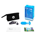 VIBRATING SNUG PLUG LARGE BLUE
