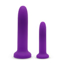 TOGETHER VIBES DUO STRAP ON HARNESS 5.5" DILDO & 8" VIBRATING PURPLE DILDO