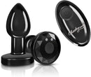 CHEEKY CHARMS SMALL BLACK ANAL PLUG WITH REMOTE