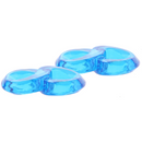 BLUE LINE 2 CT DUO C*CK & BALL RING