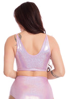LILAC CROP TOP O/S