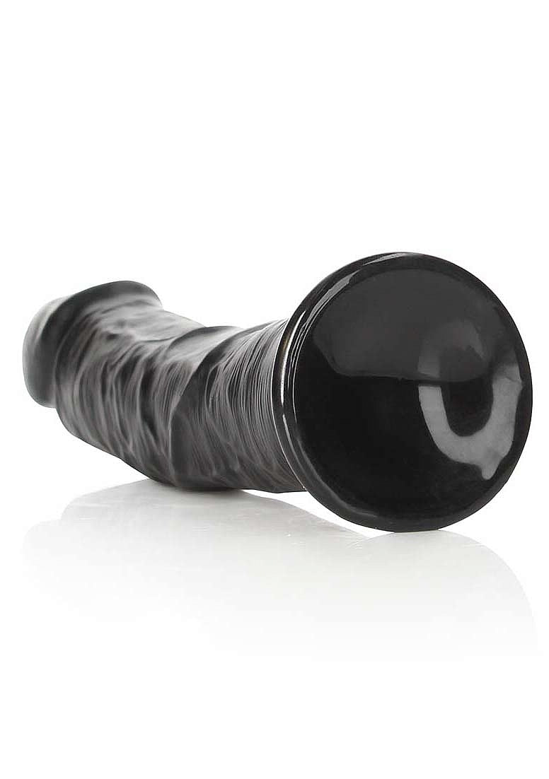 REALROCK 9" CURVED DILDO BLACK