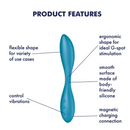 SATISFYER G SPOT FLEX 1 BLUE