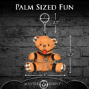 MOUTH PROPGED TEDDY KEYCHAIN