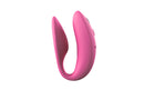 Pink Sync standing upright, side view of its C shape