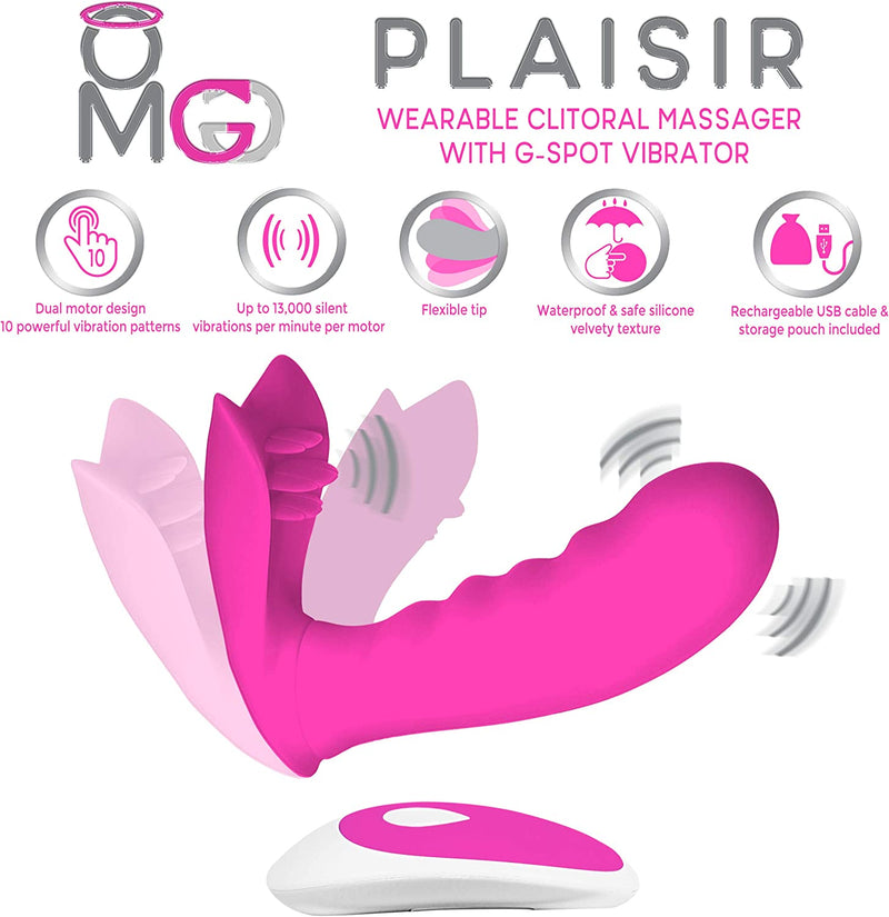 PLAISIR+ CLITORAL G WAVE PINK