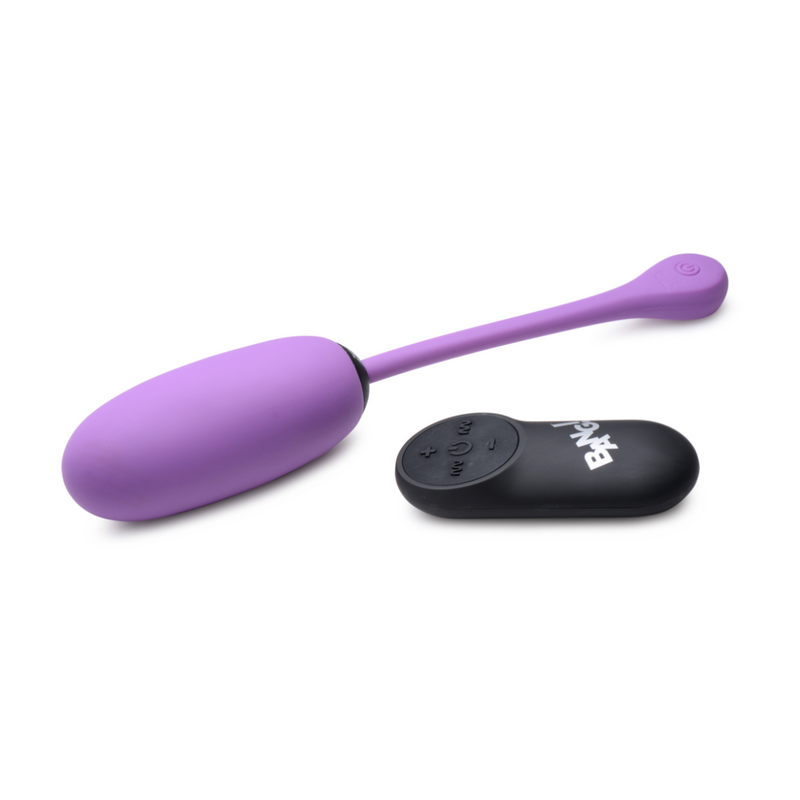 BANG SILICONE PLUSH EGG WITH REMOTE